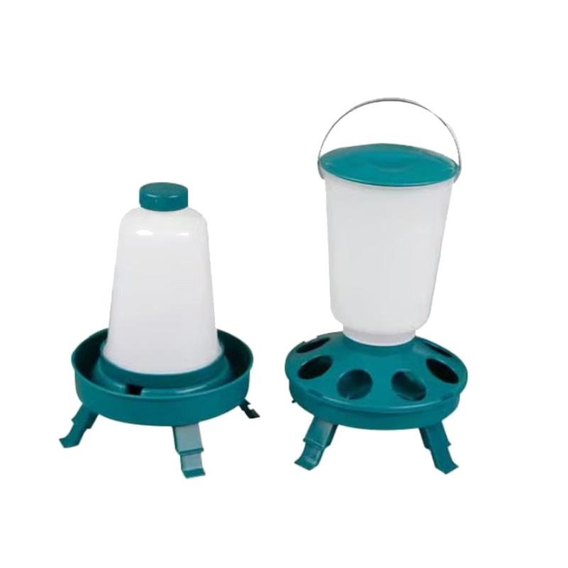 Conjunto de Comedouro e Bebedouro para Galinhas